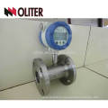 dn100 or customized fuel oil air water digital turbine type turbine flowmeter